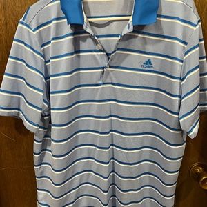Mens Large Adiias Polo shirt